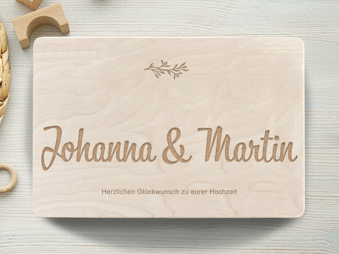 Personalisierte Erinnerungskiste Holz Holzkiste Holzbox mit Namen Aufbewahrung Erinnerungen Geschenk zur Hochzeit Hochzeitsgeschenk Memories