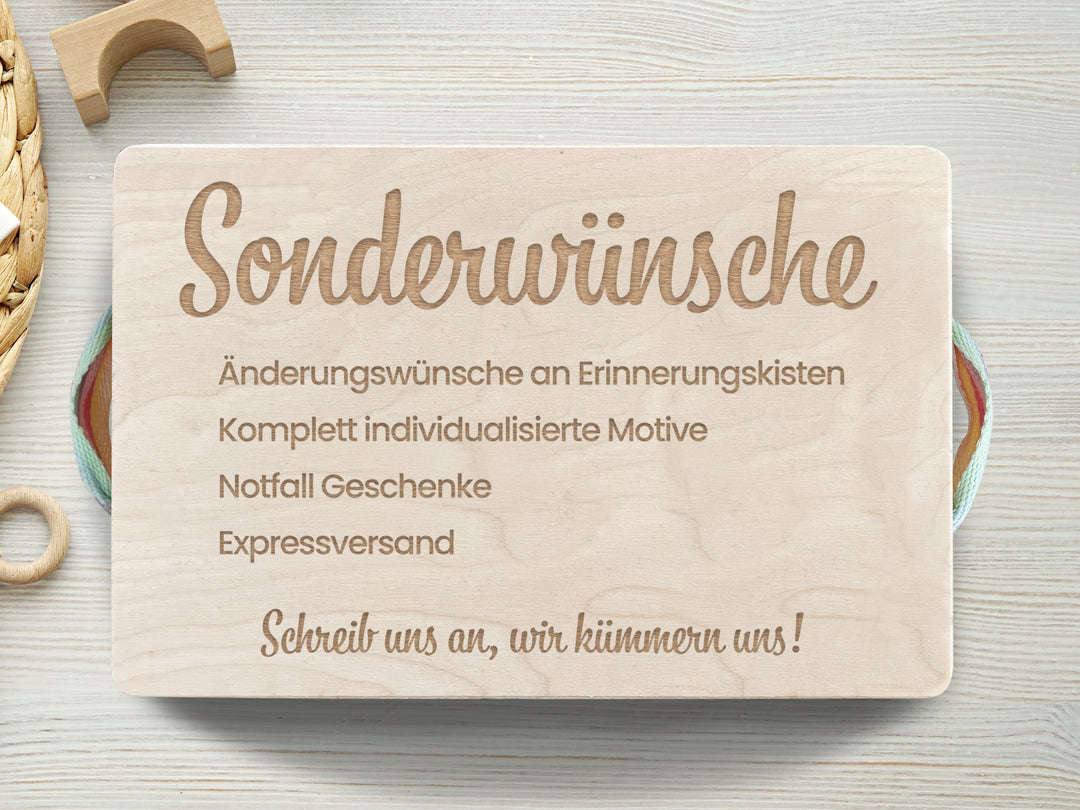 Erinnerungskiste Baby | Personalisierte Erinnerungsbox aus Holz | Lama | Geschenk Geburt, Taufe, Schwangerschaft, Babyparty, Kommunion